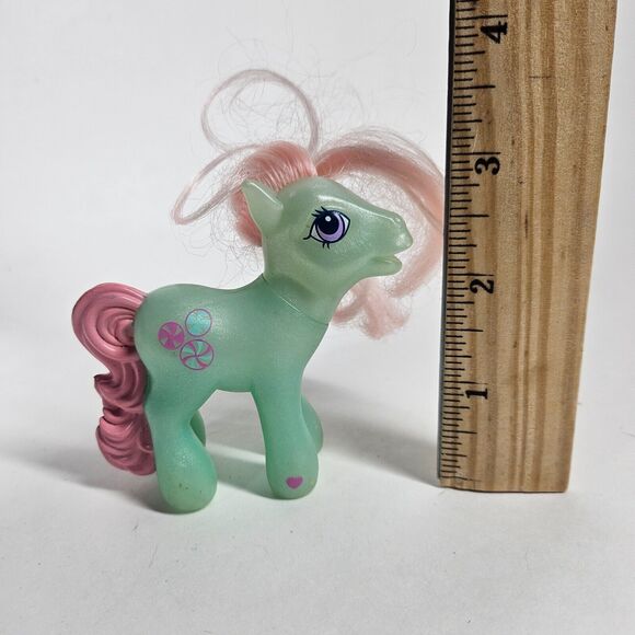 My Little Pony Minty Peppermint Swirl Candy Toy MLP Horse - Picture 8 of 8